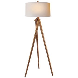 Tripod One Light Floor Lamp in French Waxed Wood (268|SL 1700FW-NP)