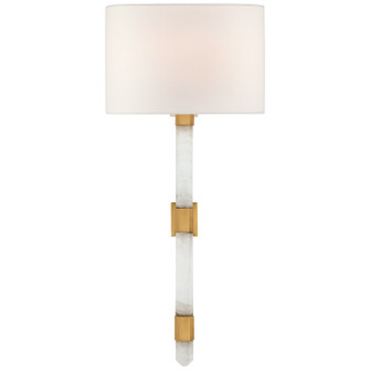 Adaline One Light Wall Sconce in Antique-Burnished Brass (268|SK 2904AB/Q-L)