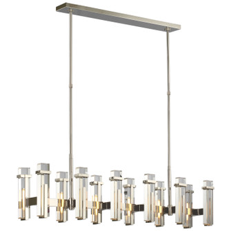 Malik LED Linear Chandelier in Polished Nickel (268|S 5915PN-CG)