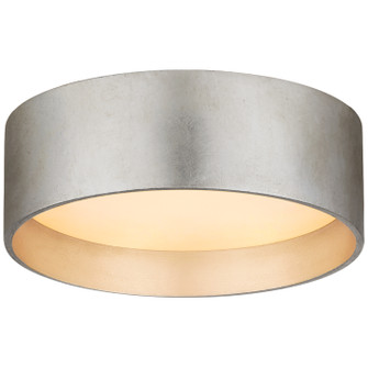 Shaw LED Flush Mount in Burnished Silver Leaf (268|S 4040BSL)