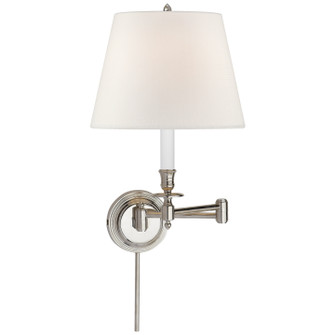 Candle Stick One Light Swing Arm Wall Sconce in Polished Nickel (268|S 2010PN-L)