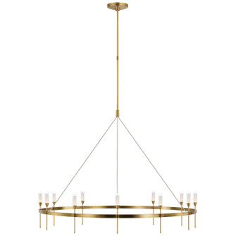 Overture LED Chandelier in Natural Brass (268|PB 5032NB-CG)