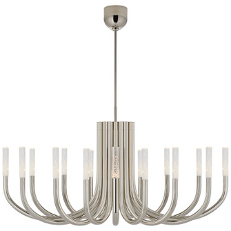 Rousseau LED Chandelier in Polished Nickel (268|KW 5585PN-SG)