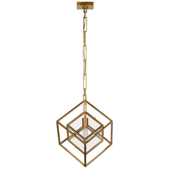 Cubed LED Pendant in Gild (268|KW 5023G-CG)