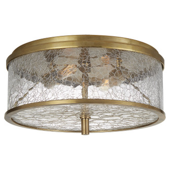 Liaison Two Light Flush Mount in Antique-Burnished Brass (268|KW 4202AB-CRG)