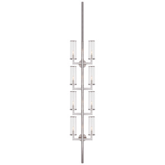 Liaison Eight Light Wall Sconce in Polished Nickel (268|KW 2204PN-CG)