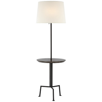 Tavlian LED Floor Lamp in Aged Iron and Gray Marble (268|KW 1900AI/GYM-L)