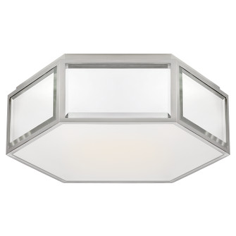 Bradford Two Light Flush Mount in Mirror and Polished Nickel (268|KS 4120MIR/PN-FG)