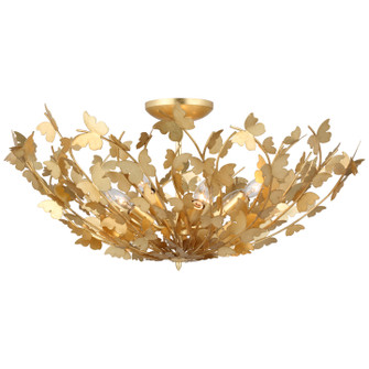 Farfalle LED Semi Flush Mount in Gild (268|JN 4405G)