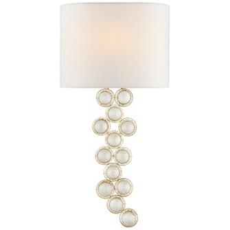 Milazzo One Light Wall Sconce in Gild and Crystal (268|JN 2201G/CG-L)