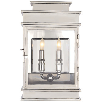 Linear Lantern Two Light Wall Sconce in Polished Nickel (268|CHD 2908PN)