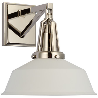 Layton LED Wall Sconce in Polished Nickel (268|CHD 2455PN-WHT)
