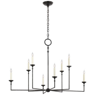 Rowen LED Chandelier in Aged Iron (268|CHC 5703AI)