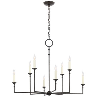 Rowen LED Chandelier in Aged Iron (268|CHC 5702AI)