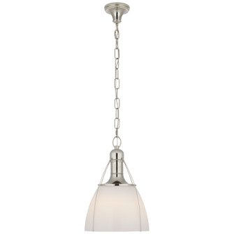 Prestwick One Light Pendant in Polished Nickel (268|CHC 5475PN-WG)