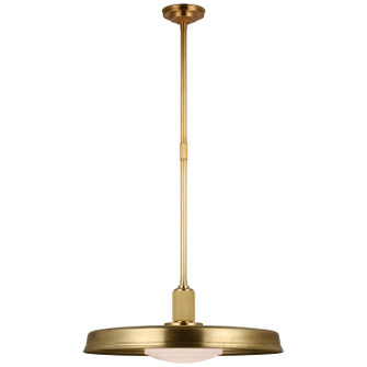 Ruhlmann LED Pendant in Antique-Burnished Brass (268|CHC 5302AB-WG)