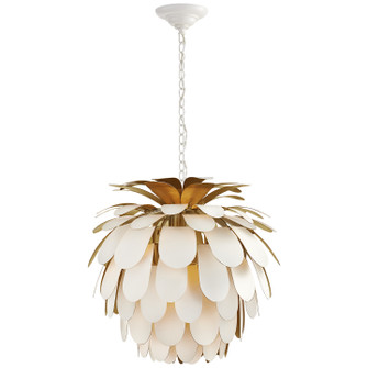 Cynara One Light Chandelier in Plaster White (268|CHC 5165WHT/G)