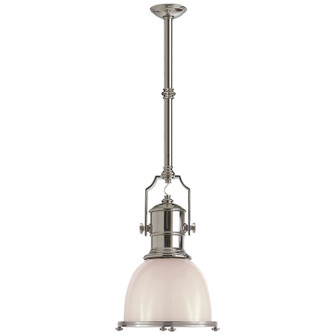 Country Industrial One Light Pendant in Polished Nickel (268|CHC 5133PN-WG)