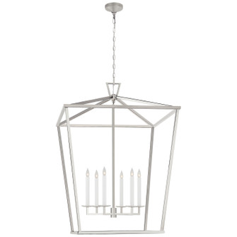 Darlana Six Light Lantern in Polished Nickel (268|CHC 2172PN)