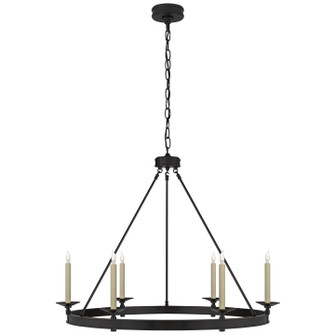 Launceton Six Light Chandelier in Bronze (268|CHC 1601BZ)