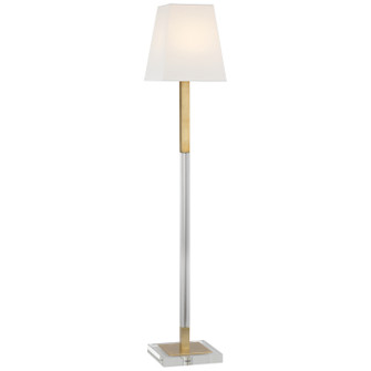 Reagan LED Floor Lamp in Antique-Burnished Brass and Crystal (268|CHA 9912AB/CG-L)