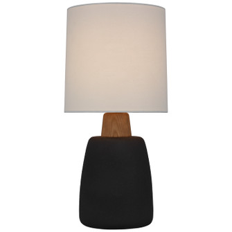 Aida LED Table Lamp in Porous Black and Natural Oak (268|BBL 3610PRB-L)