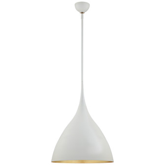 Agnes One Light Pendant in Plaster White (268|ARN 5351PW)