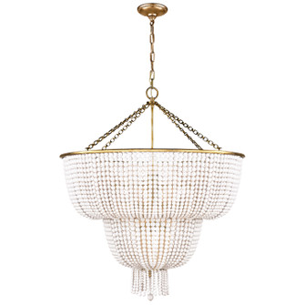 Jacqueline 12 Light Chandelier in Hand-Rubbed Antique Brass (268|ARN 5104HAB-WG)