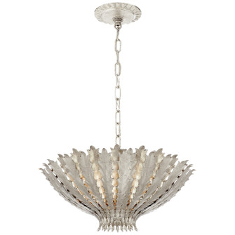 Hampton Three Light Chandelier in Burnished Silver Leaf (268|ARN 5001BSL)