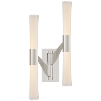 Brenta LED Wall Sconce in Polished Nickel (268|ARN 2471PN-CG)