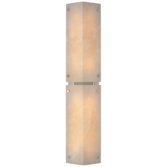 Clayton LED Wall Sconce in Alabaster and Polished Nickel (268|ARN 2044ALB/PN)