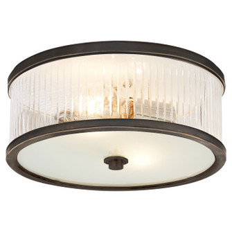 Randolph Two Light Flush Mount in Bronze (268|AH 4201BZ-FG)