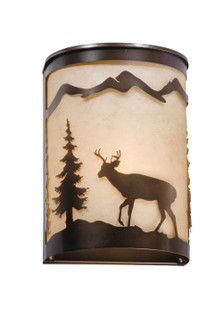 Bryce One Light Wall Sconce in Burnished Bronze (63|WS55408BBZ)