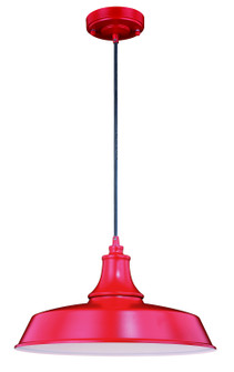 Dorado One Light Outdoor Pendant in Red and White (63|T0489)