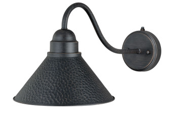 Outland One Light Outdoor Wall Mount in Aged Iron and Light Gold (63|T0198)