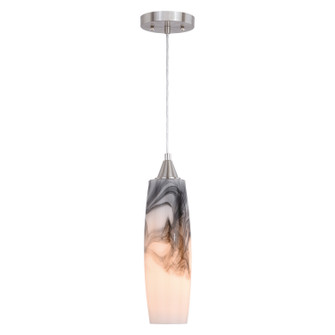 Milano One Light Mini Pendant in Satin Nickel (63|P0326)