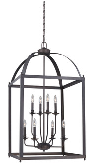 Juliet Eight Light Pendant in Architectural Bronze (63|P0219)