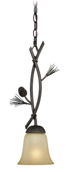 Sierra One Light Mini Pendant in Black Walnut (63|P0201)