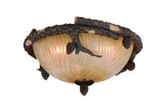 Fan Light Kit LED Fan Light Kit or Semi Flush Ceiling Light in Weathered Patina (63|LK51218WP)