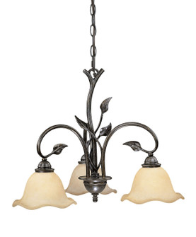 Vine Three Light Chandelier in Oil Shale (63|CH38803OL)