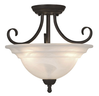 Babylon Three Light Semi Flush Mount in Oil Burnished Bronze (63|CF65353OBB)