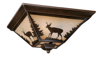 Bryce Three Light Flush Mount in Burnished Bronze (63|CC55414BBZ)