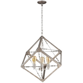 Askew Three Light Pendant in Silver Age (137|AC1546)