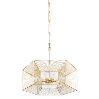 Arcade Six Light Pendant in French Gold (137|366P06FG)