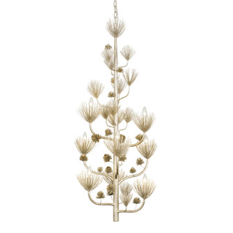 Pinion Nine Light Foyer Pendant in Zen Gold (137|365F09ZG)