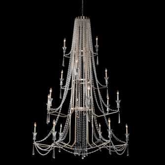 Barcelona 18 Light Chandelier in Transcend Silver (137|270C18TR)