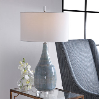 Rialta One Light Table Lamp in Polished Nickel (52|28330)