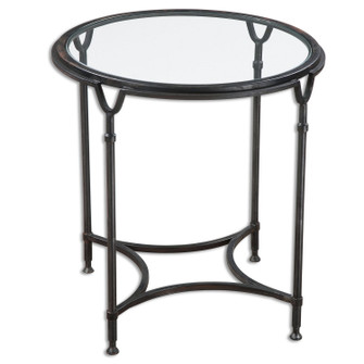 Samson Side Table in Black w/ Silver (52|24469)