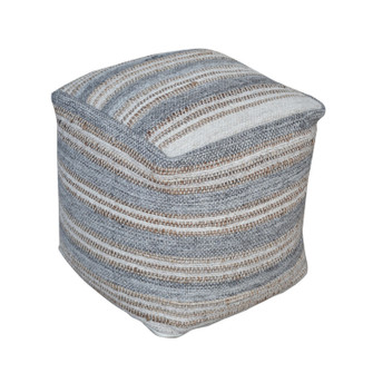 Mesick Pouf in Light Gray, Cream, And Natural Tones (52|23967)
