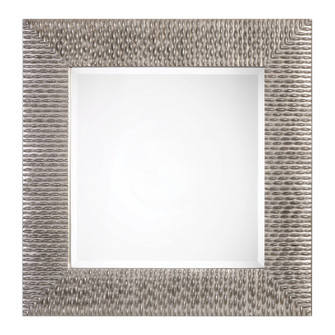 Cressida Mirror in Metallic Silver Leaf w/Black (52|09135)